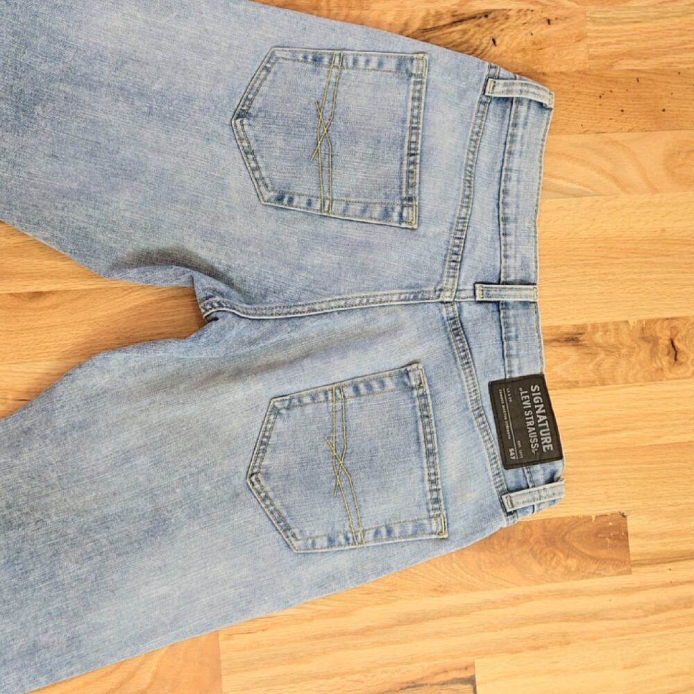 Signature Levi Strauss men's S47 Regular tapered Jeans size 31 - Picture 4 of 5